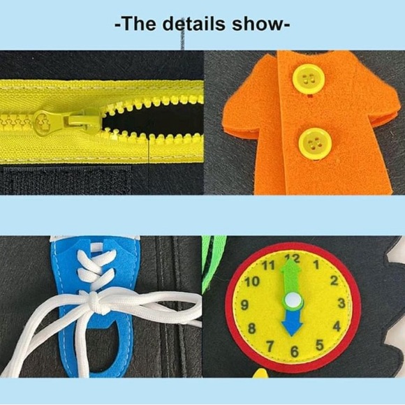 BUSY BOARDS FOR TODDLERS / QUIET BOARDS - Picture 5 of 6